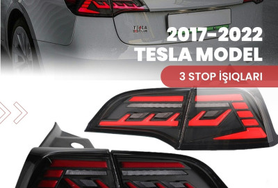 Tesla Model 3 stop isiqlari