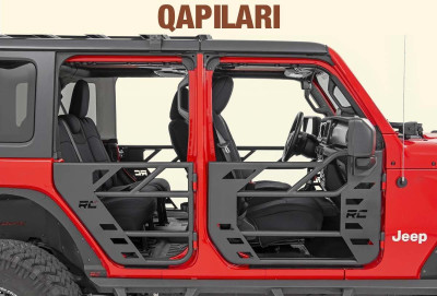 Jeep Wrangler off road qapilar