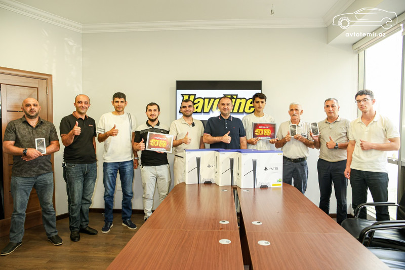 Elveem şirkətinin təşkil etdiyi "Havoline" lotereyasının qaliblərinə hədiyyələr təqdim olundu.