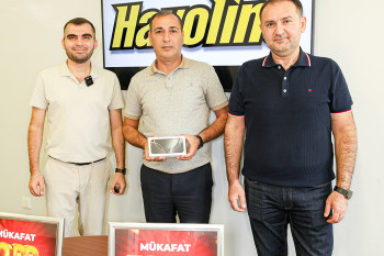 Elveem şirkətinin təşkil etdiyi "Havoline" lotereyasının qaliblərinə hədiyyələr təqdim olundu.