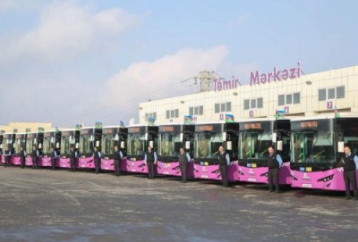 Bakıya 70 ədəd "Avro 6" sərnişin avtobusu gətirilir