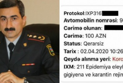 Karantin rejiminə görə sürücülərə 100 manat cərimə yazmağa başladılar: DYP-dən açıqlama