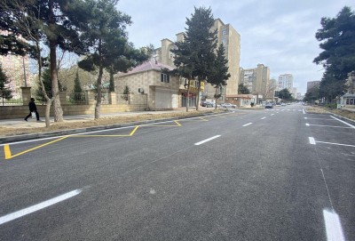 Bakıda daha bir küçə müasir dizaynla yenidən qurulur