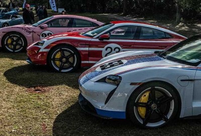 Porsche Taycan modelləri tarixi yarış livreyalarına boyanıb