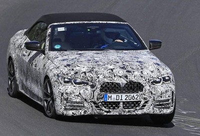 BMW 4 Series Convertible Nürburqrinqdə sınaqdan keçirilir