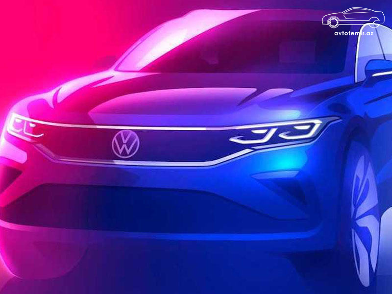 Volkswagen yenilənmiş Tiguan modelinin ilk təsvirini dərc edib