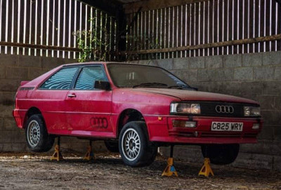 26 ildir hərəkətsiz qalmış Audi Quattro kupesi hərraca çıxarılıb